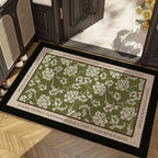 Floral Pattern Area Rug Non Slip | Thrascher
