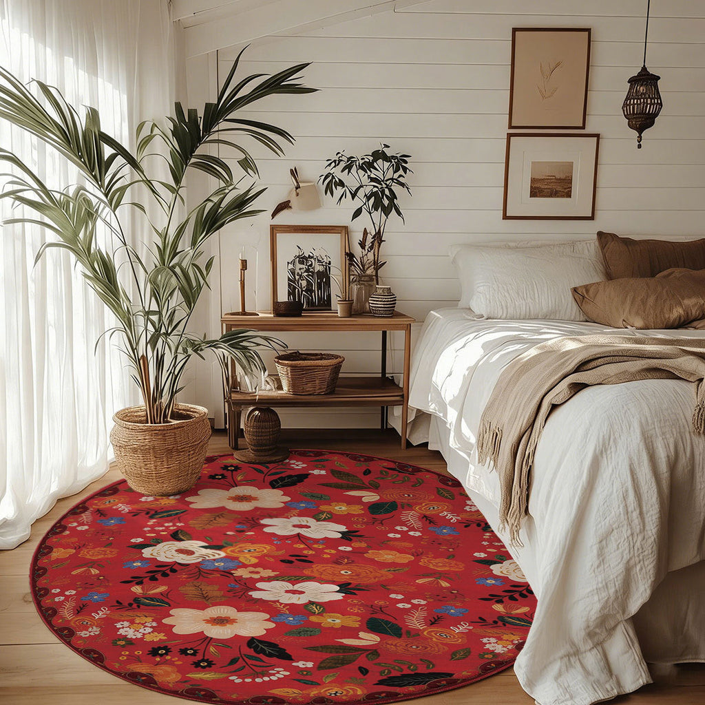 Floral Pattern Area Rug | Thrascher
