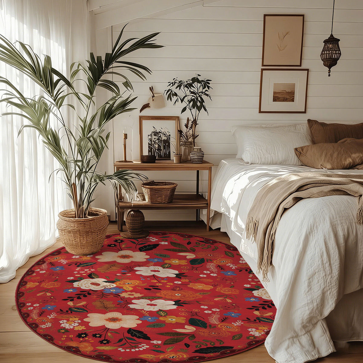 Floral Pattern Area Rug | Thrascher