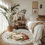 Floral Pattern Area Rug | Thrascher