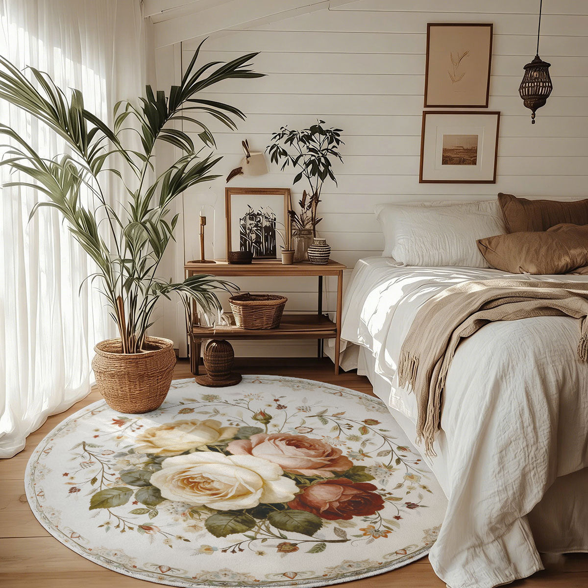 Floral Pattern Area Rug | Thrascher