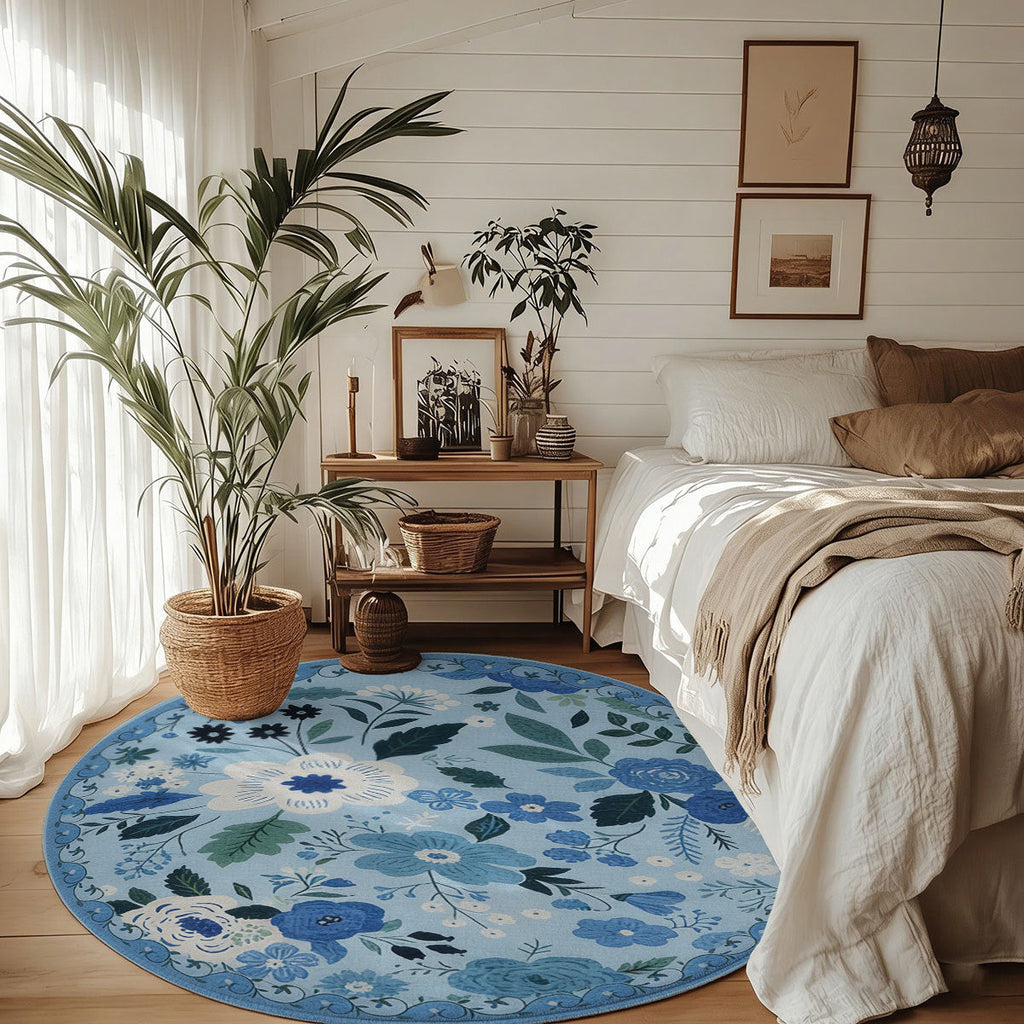 Floral Pattern Area Rug | Thrascher