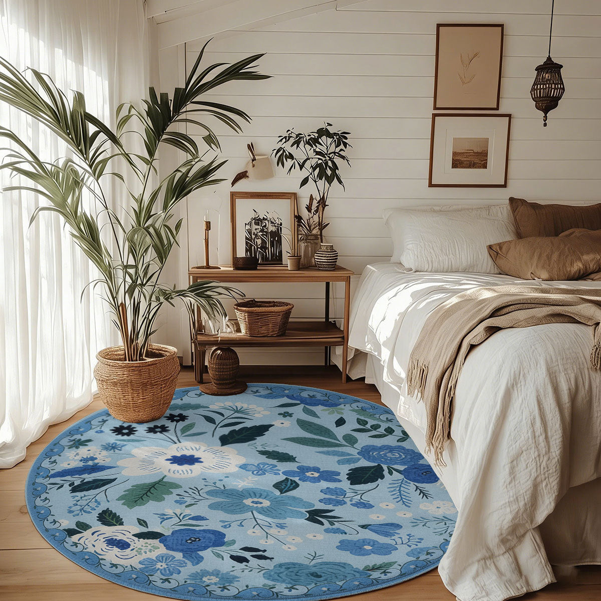 Floral Pattern Area Rug | Thrascher