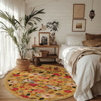 Floral Pattern Area Rug | Thrascher