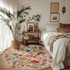 Floral Pattern Area Rug | Thrascher