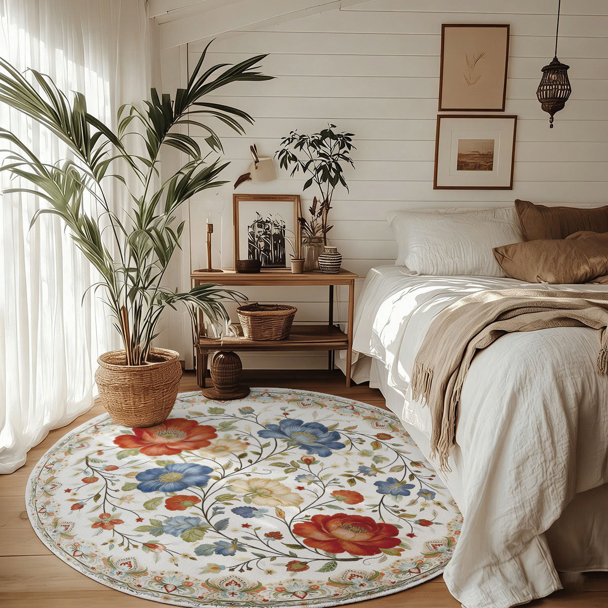 Floral Pattern Area Rug | Thrascher