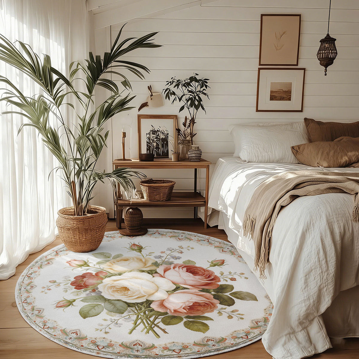 Floral Pattern Area Rug | Thrascher
