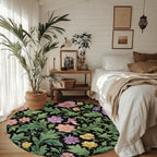 Floral Pattern Area Rug | Thrascher