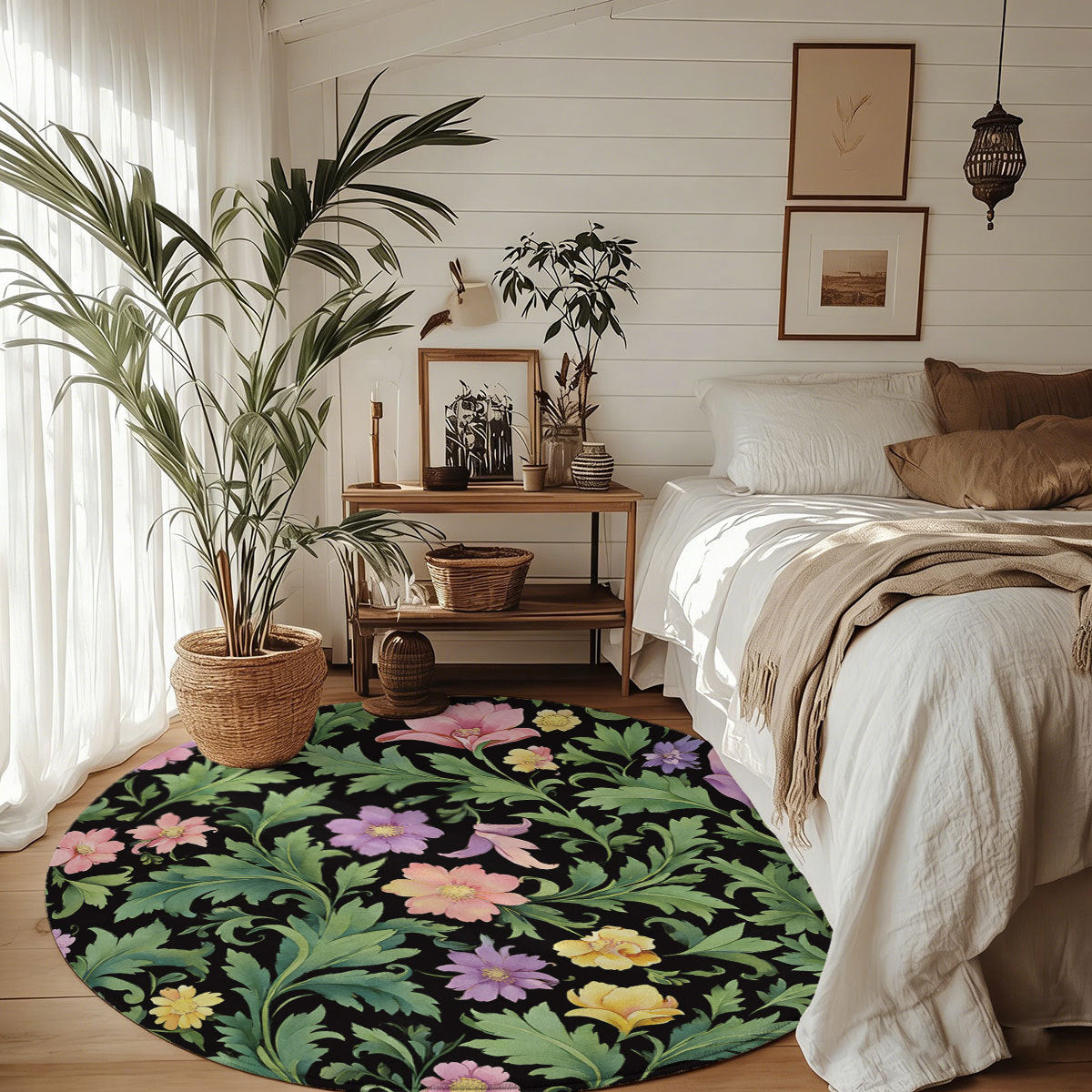 Floral Pattern Area Rug | Thrascher