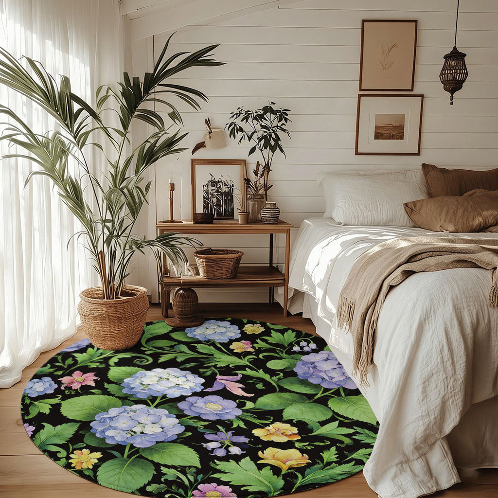 Floral Pattern Area Rug | Thrascher