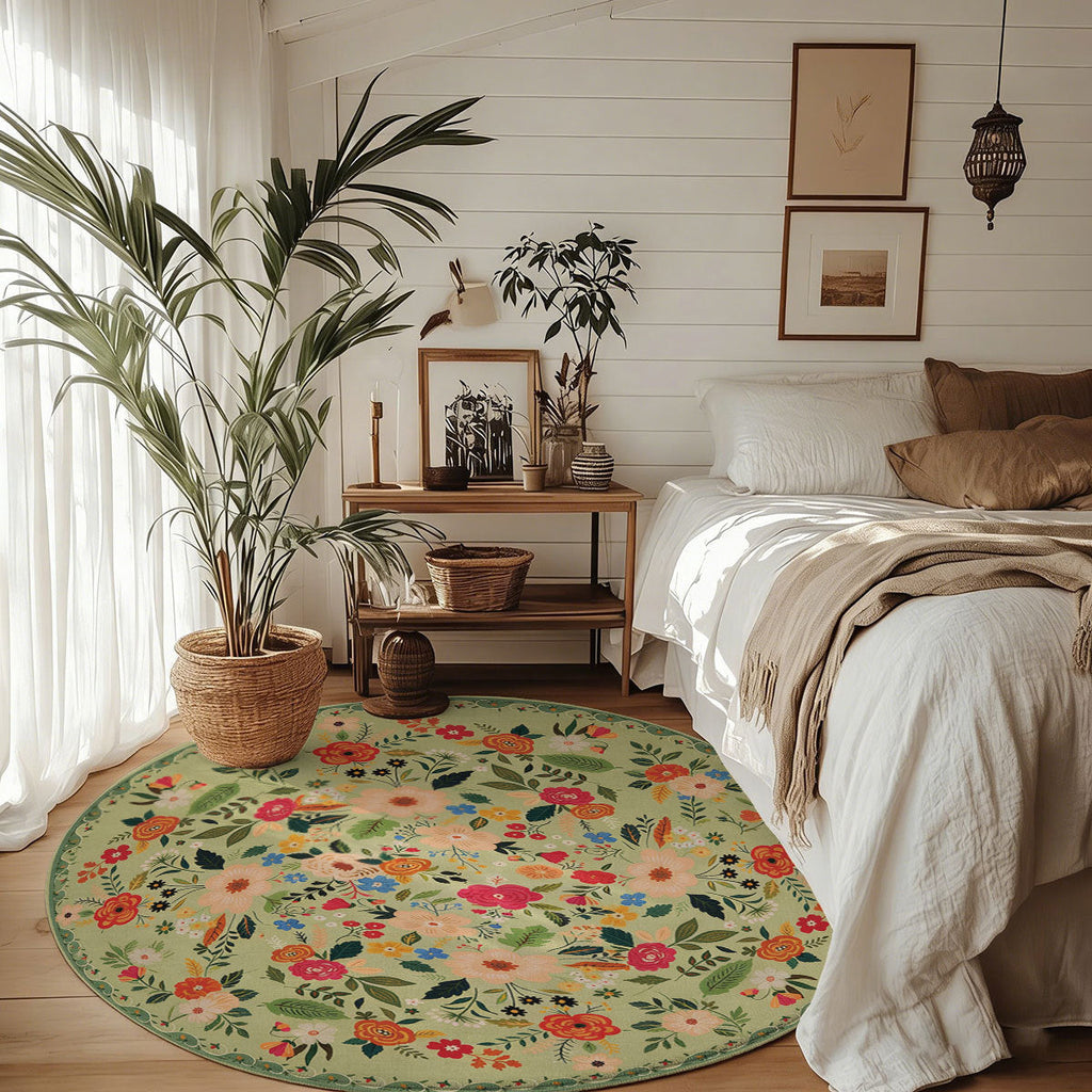 Floral Pattern Area Rug | Thrascher