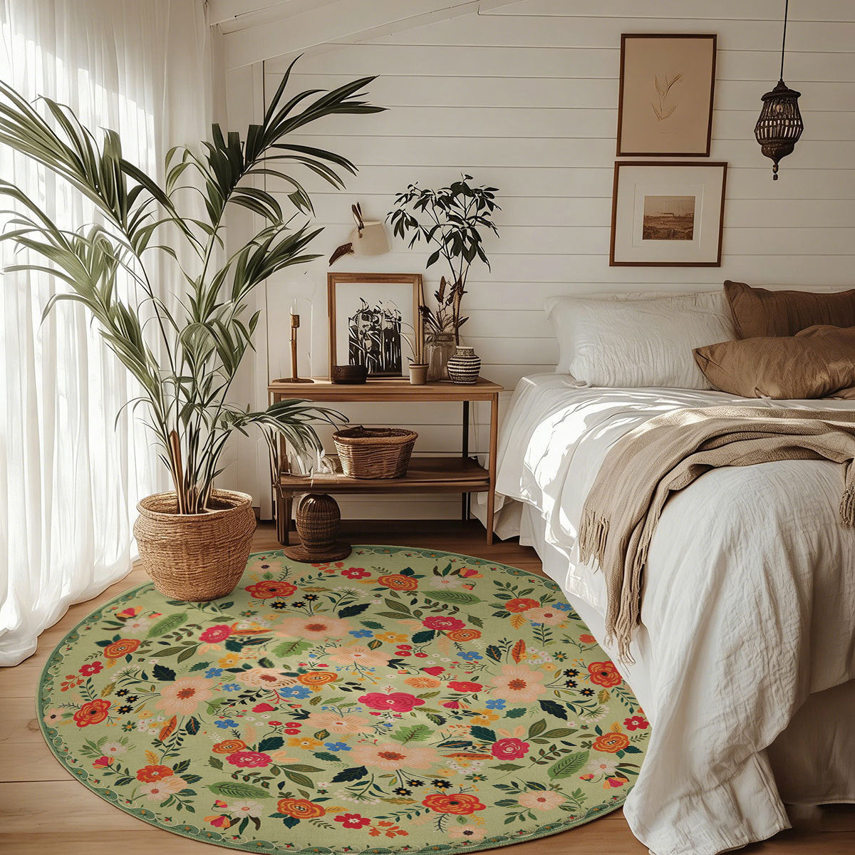 Floral Pattern Area Rug | Thrascher