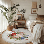Floral Pattern Area Rug | Thrascher