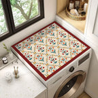 Floral Patterned Laundry Room Top Cover | Thrascher