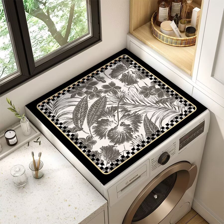 Floral Patterned Laundry Room Top Cover | Thrascher