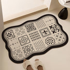 Floral-Printed Bath Runner | Thrascher