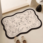 Floral-Printed Bath Runner | Thrascher