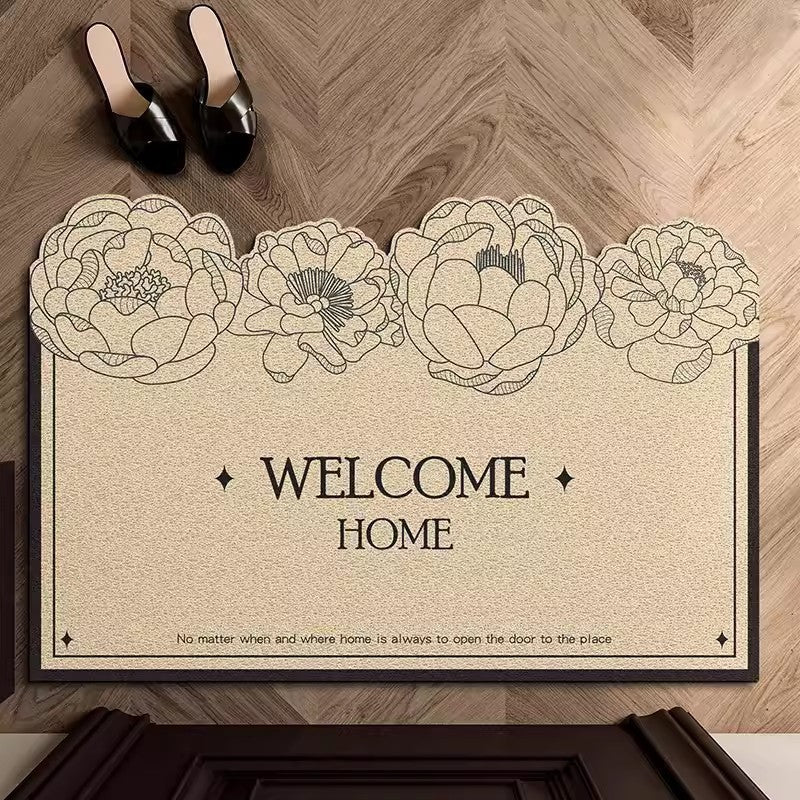 Floral Welcome Mat | Thrascher