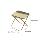 Foldable Backpack Stool, Carbon Steel Frame, 600D Oxford Seat, view 11
