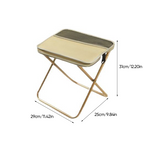Foldable Backpack Stool, Carbon Steel Frame, 600D Oxford Seat, view 12