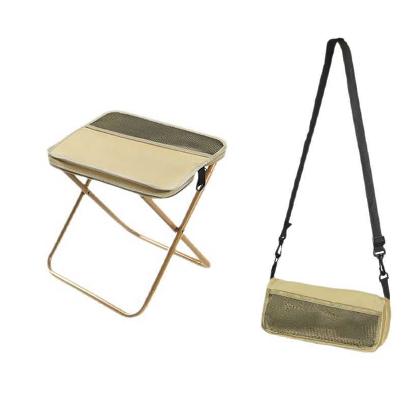 Foldable Backpack Stool, Carbon Steel Frame, 600D Oxford Seat, view 13