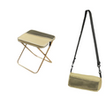 Foldable Backpack Stool, Carbon Steel Frame, 600D Oxford Seat
