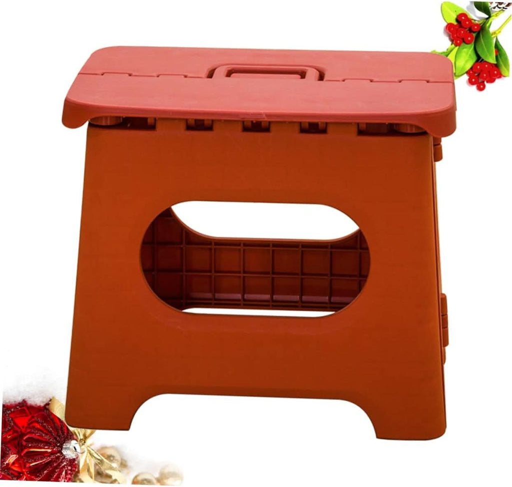 Foldable Plastic Step Stool with Handle for Adults and Kids, view 6