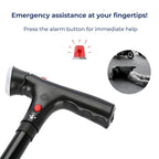 Folding Adjustable Aluminum Walking Cane with LED Light, 86–97 cm, view 7
