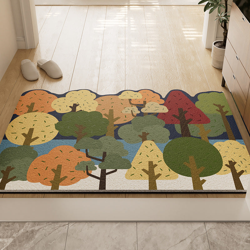 Forest-Themed Non-Slip Bath Mat | Thrascher