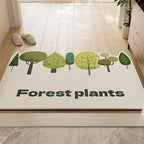 Forest-Themed Non-Slip Bath Mat | Thrascher