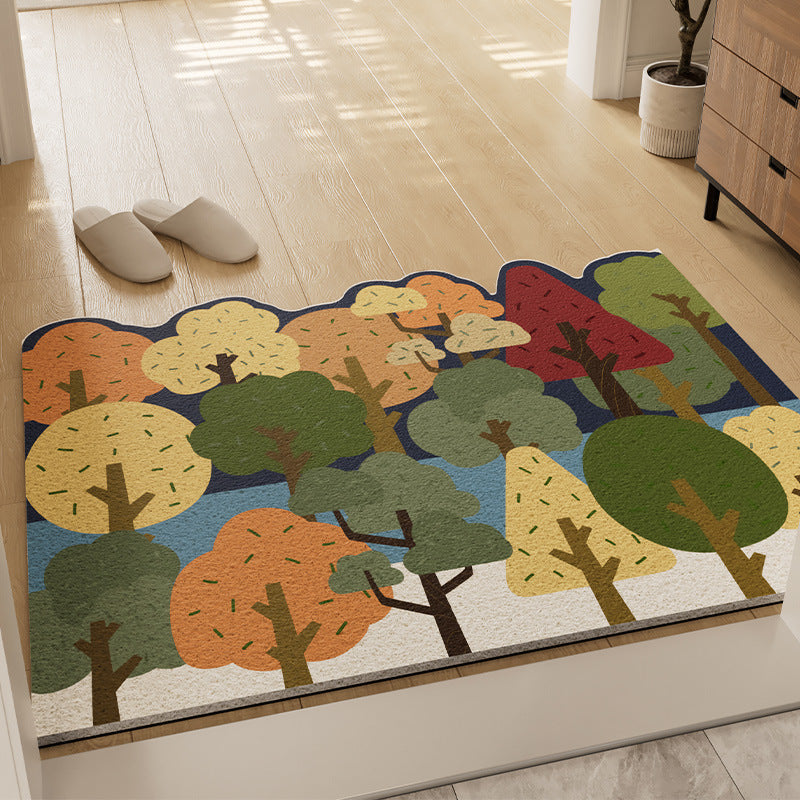 Forest-Themed Non-Slip Bath Mat | Thrascher