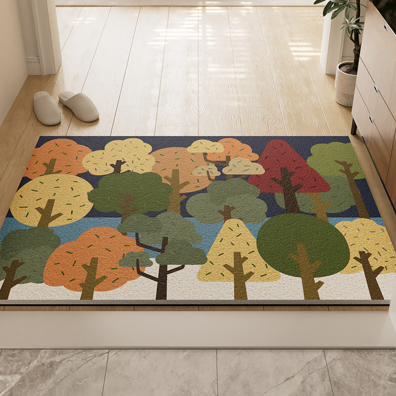 Forest-Themed Non-Slip Bath Mat | Thrascher