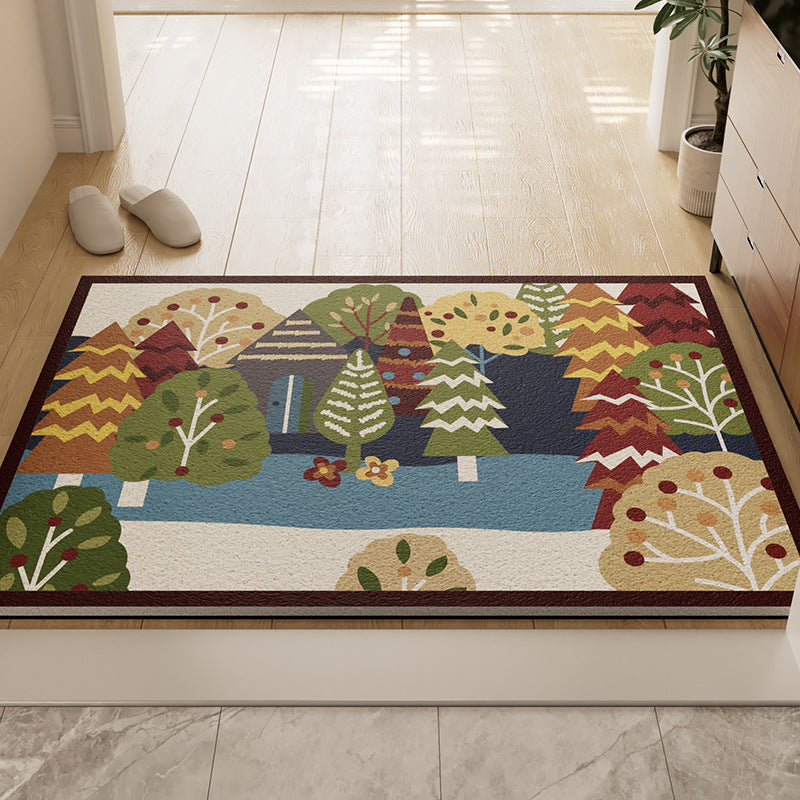 Forest-Themed Non-Slip Bath Mat | Thrascher