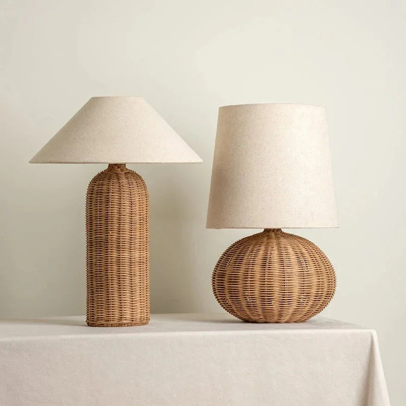 Fryvoda Sabi Table Lamp - Rattan
