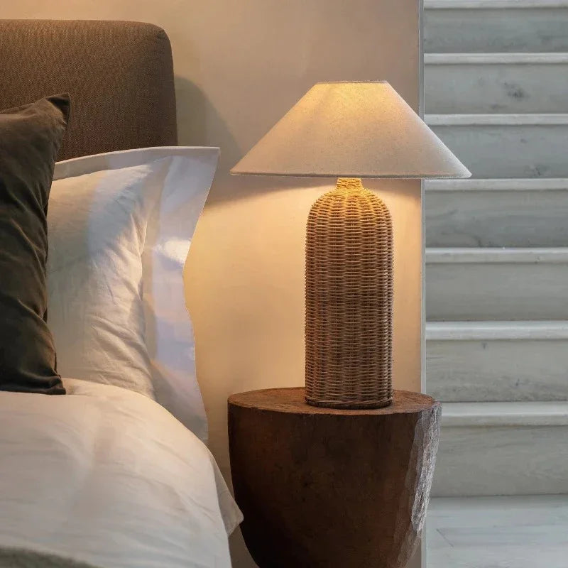 Fryvoda Sabi Table Lamp - Rattan