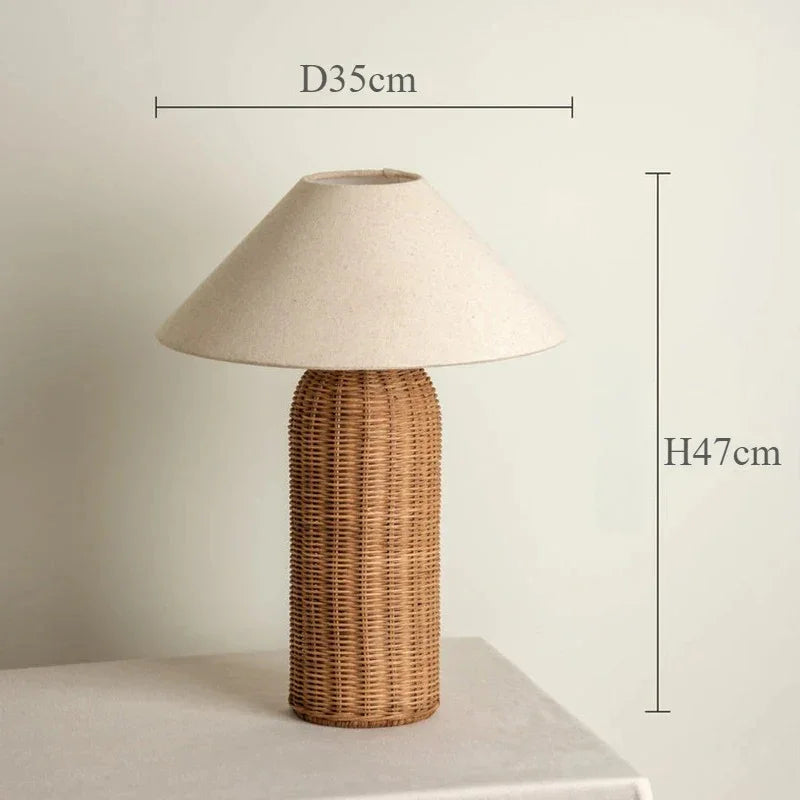 Fryvoda Sabi Table Lamp - Rattan
