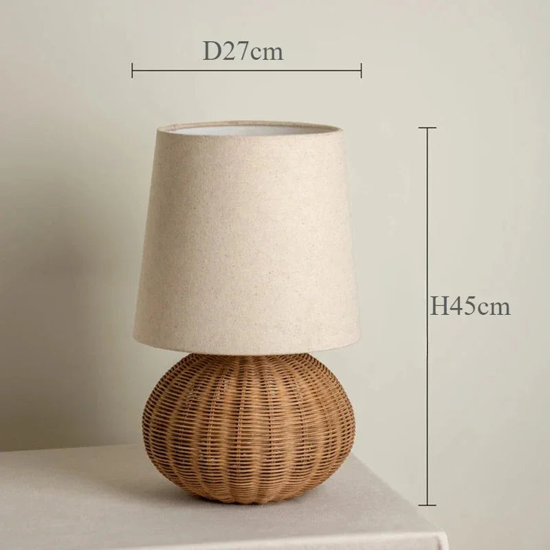 Fryvoda Sabi Table Lamp - Rattan