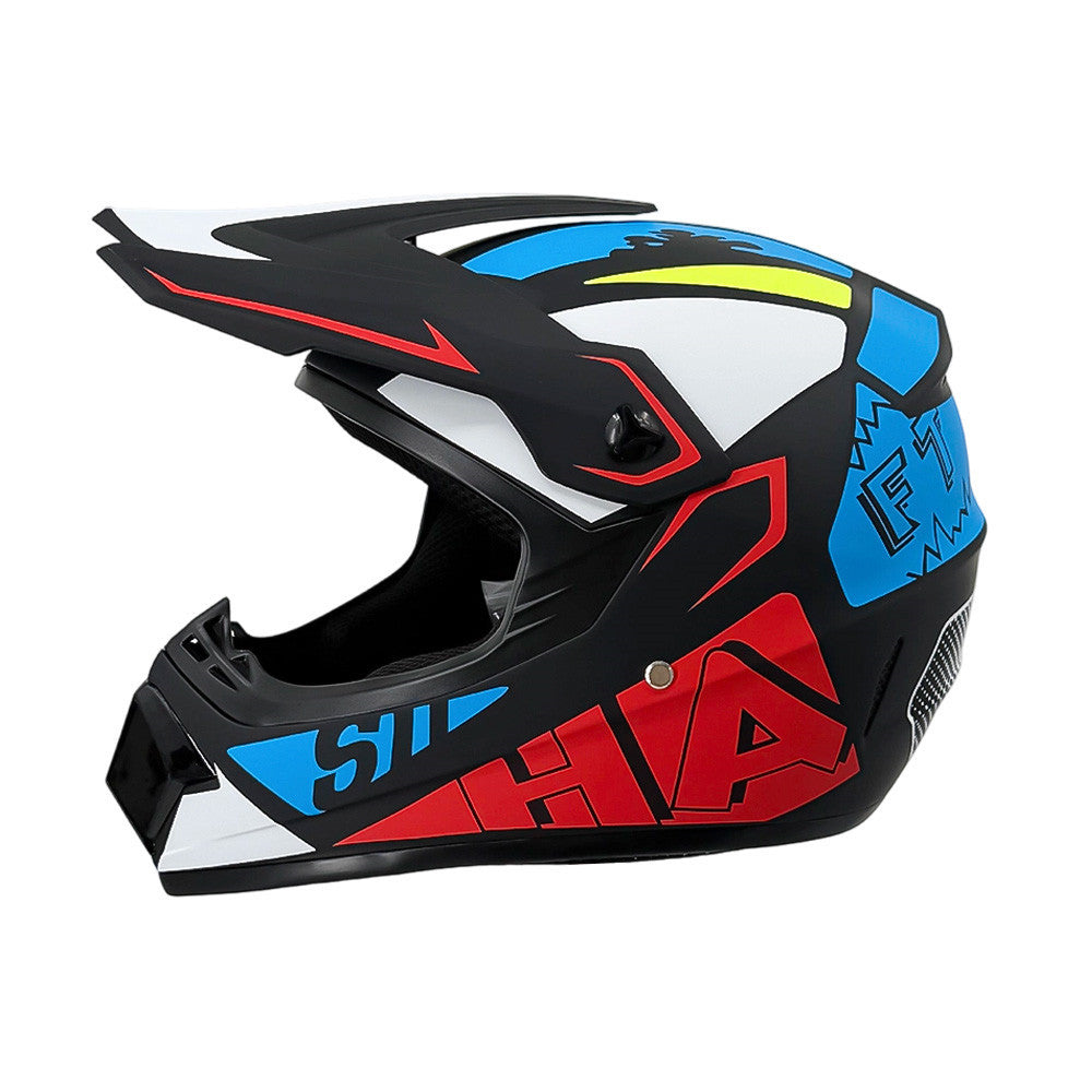 Full-Face Motocross Helmet with Extended Visor and Reinforced Chin Guard, view 24