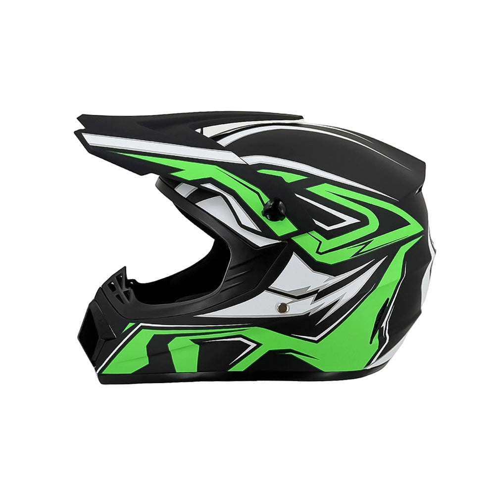 Full-Face Motocross Helmet with Extended Visor and Reinforced Chin Guard, view 27