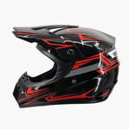 Full-Face Motocross Helmet with Extended Visor and Reinforced Chin Guard, view 29