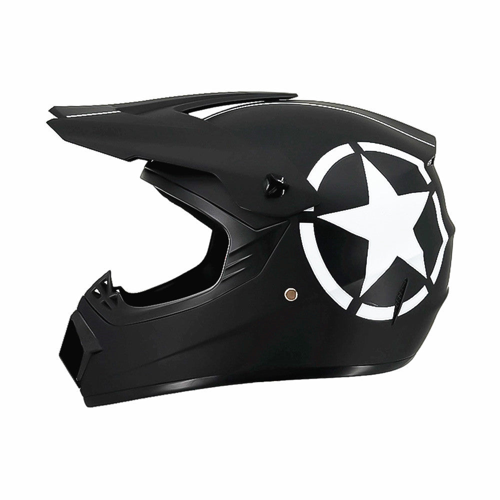 Full-Face Motocross Helmet with Extended Visor and Reinforced Chin Guard, view 32