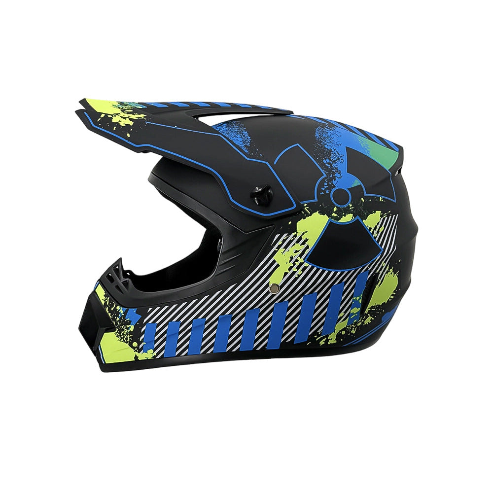 Full-Face Motocross Helmet with Extended Visor and Reinforced Chin Guard, view 35