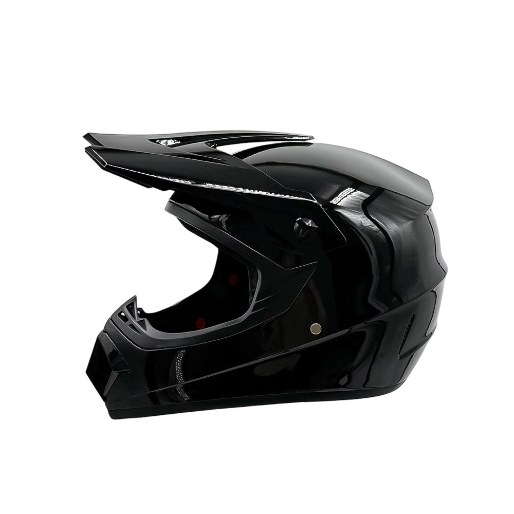 Full-Face Motocross Helmet with Extended Visor and Reinforced Chin Guard, view 38