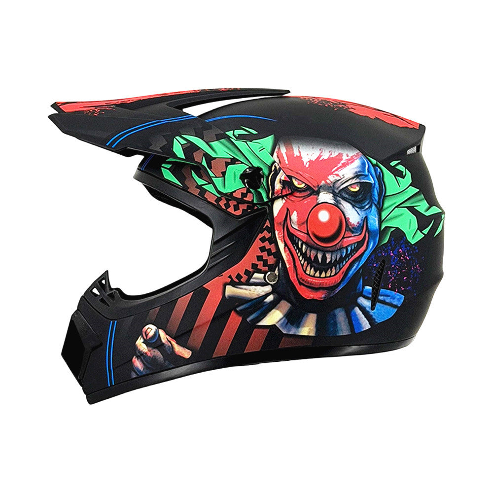 Full-Face Motocross Helmet with Extended Visor and Reinforced Chin Guard, view 4
