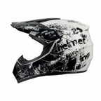 Full-Face Motocross Helmet with Extended Visor and Reinforced Chin Guard, view 44