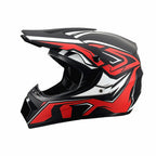 Full-Face Motocross Helmet with Extended Visor and Reinforced Chin Guard, view 45