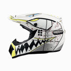 Full-Face Motocross Helmet with Extended Visor and Reinforced Chin Guard, view 47