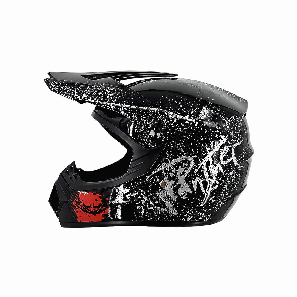 Full-Face Motocross Helmet with Extended Visor and Reinforced Chin Guard, view 54