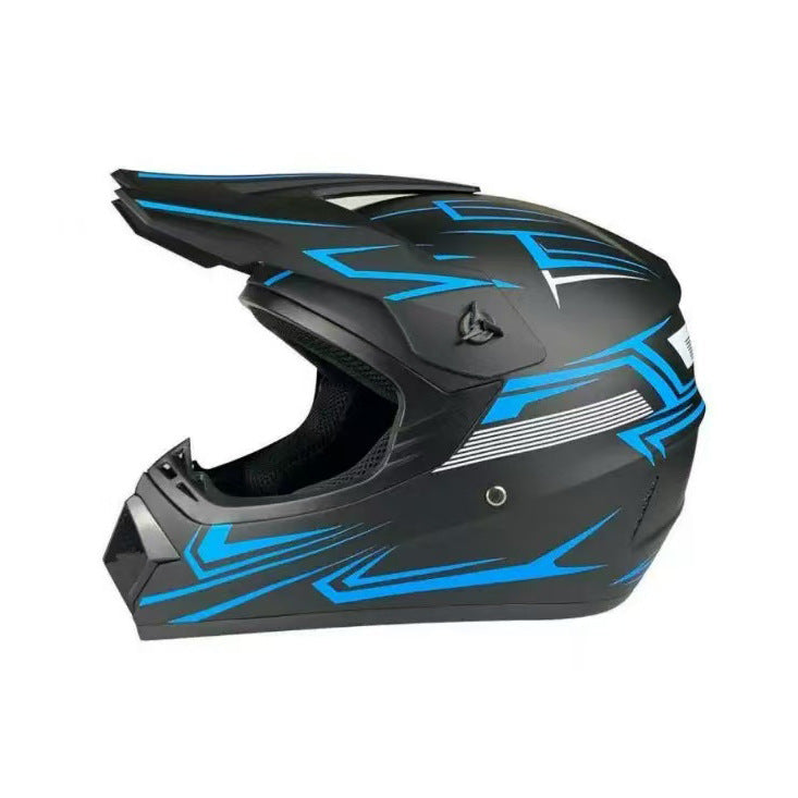 Full-Face Motocross Helmet with Extended Visor and Reinforced Chin Guard, view 64