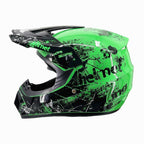 Full-Face Motocross Helmet with Extended Visor and Reinforced Chin Guard, view 8